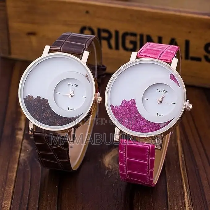 Crystal Rhinestone Leather Watch