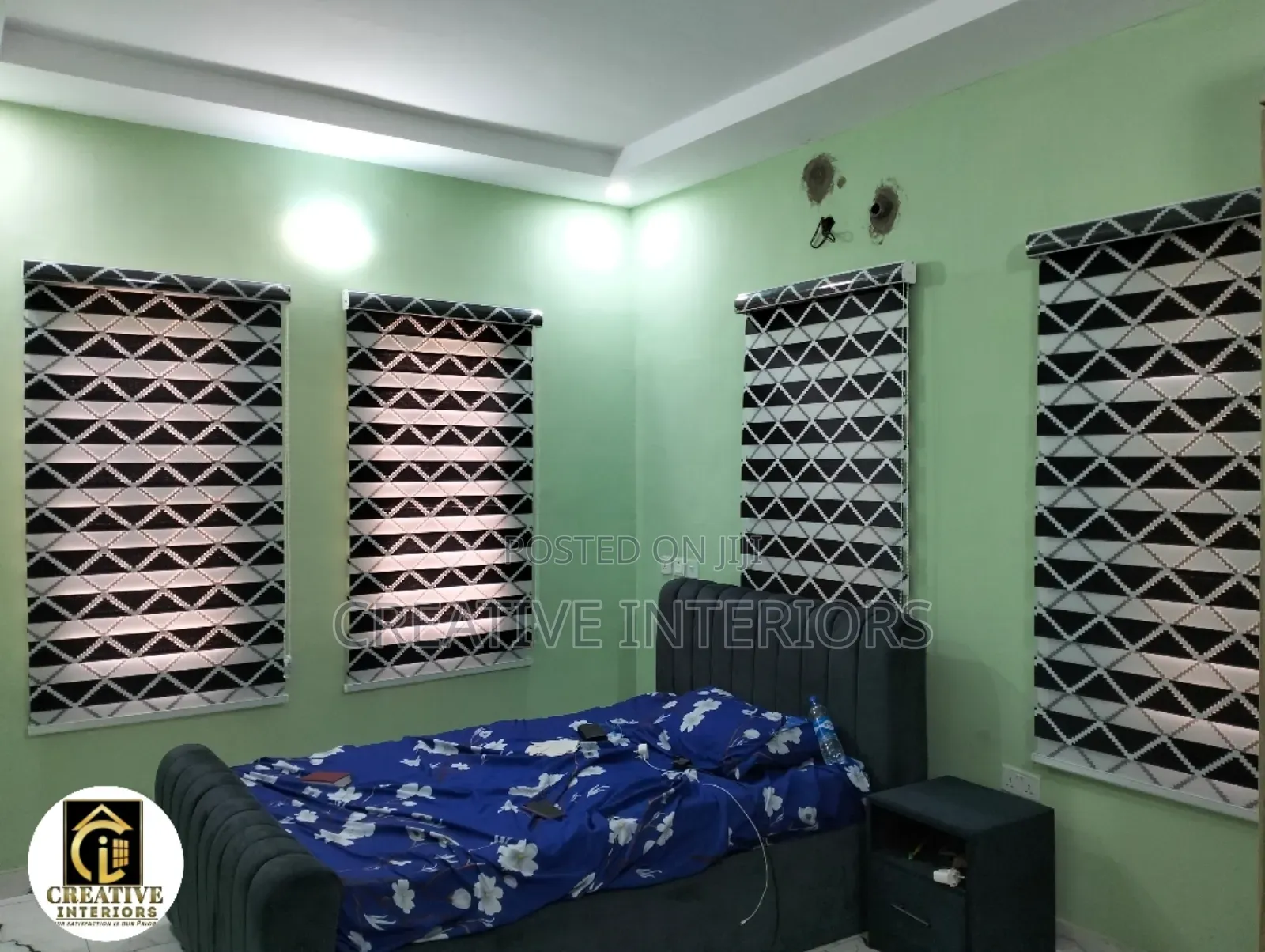 Zigzad Pattern Day and Night Window Blinds