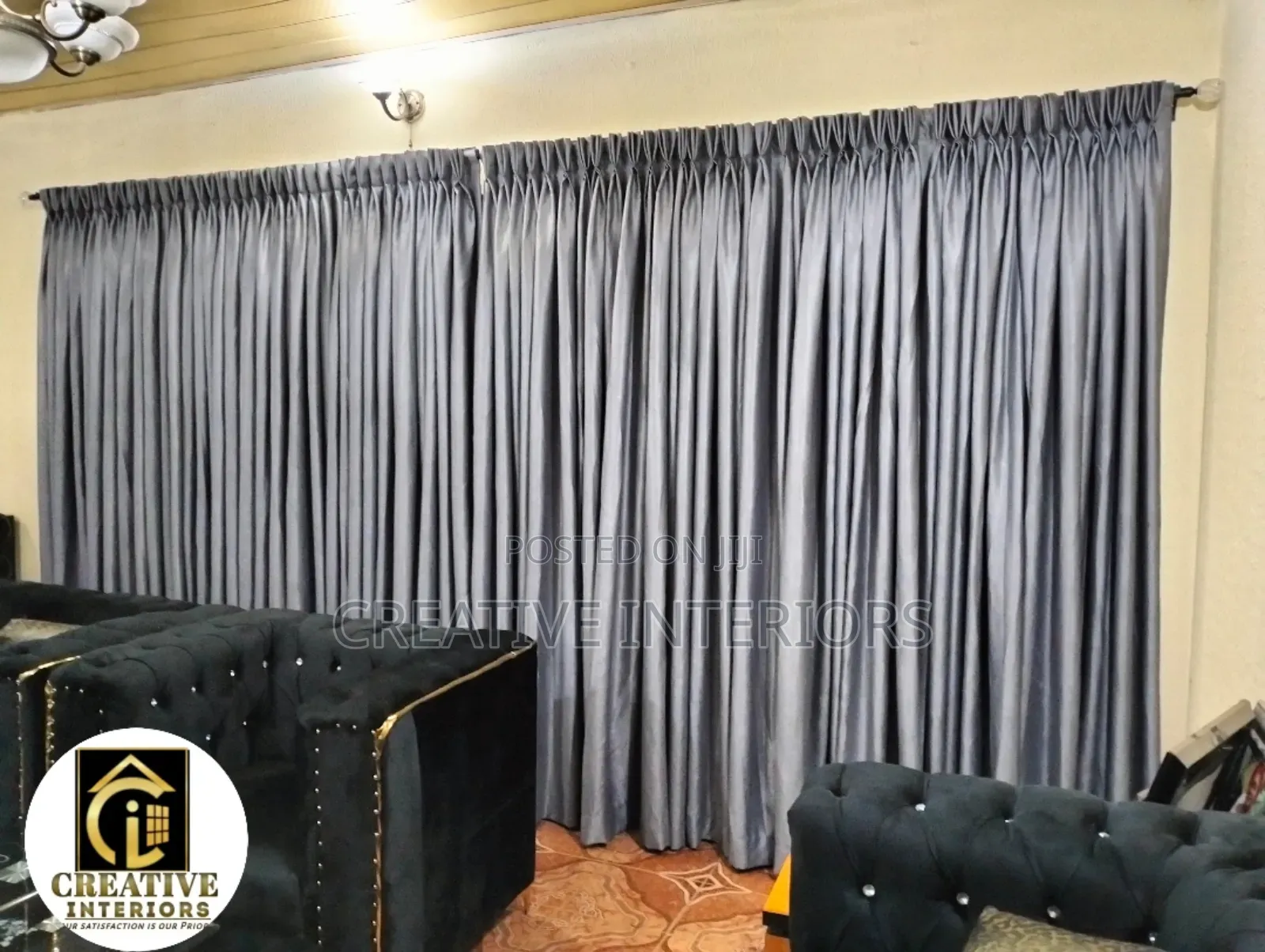 Pleated Pattern Curtain Material