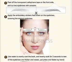 Waterproof Tattoo Eyebrow Sticker-E16