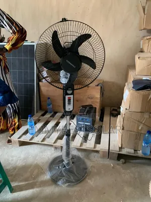 16 Inches AC DC Solar Standing Fan