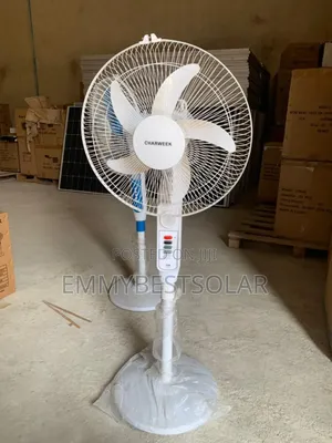 16 Inches AC DC Solar Standing Fan