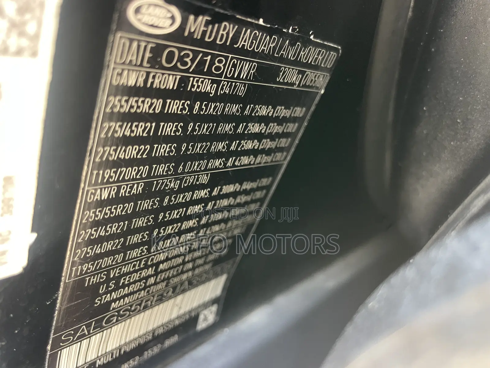 Land Rover Range Rover Sport Supercharged 2018 Black