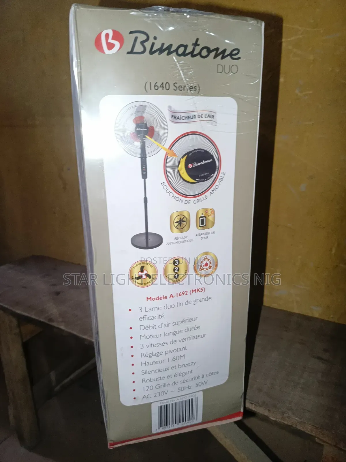 6 Blades Standing Fan