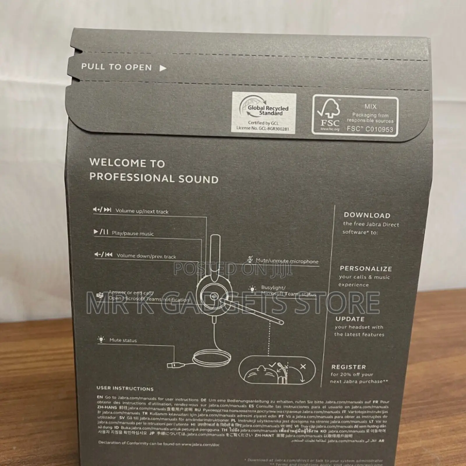 Jabra Evolve2 30 Wired Stereo Headset USB-A