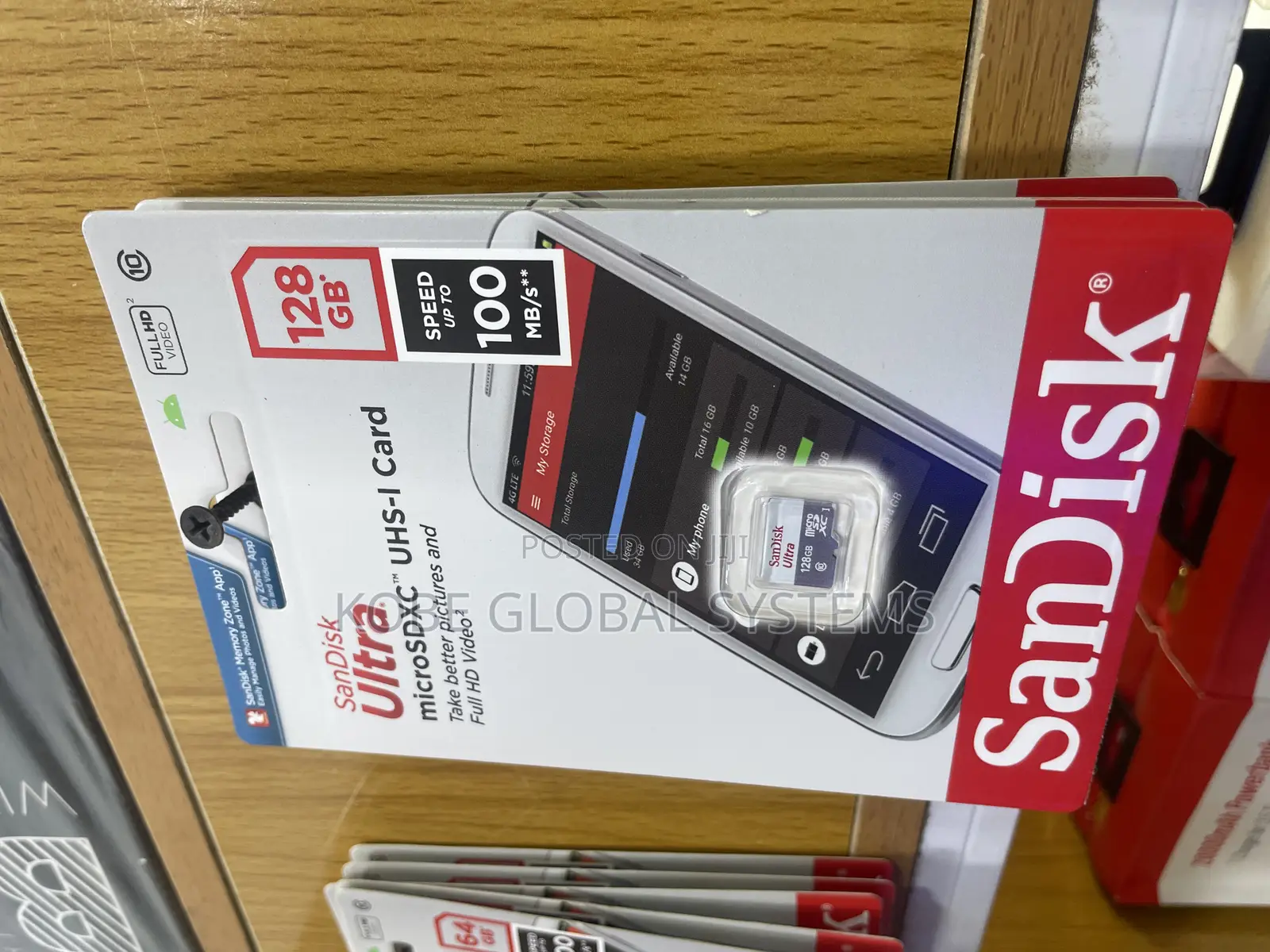 Sandisk Ultra Micro Sd Card 128gb 100mb/S Class 10