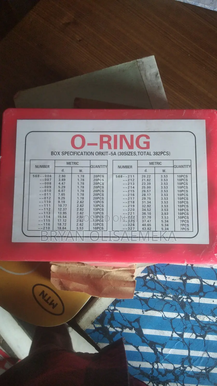 O-Ring Seal Set
