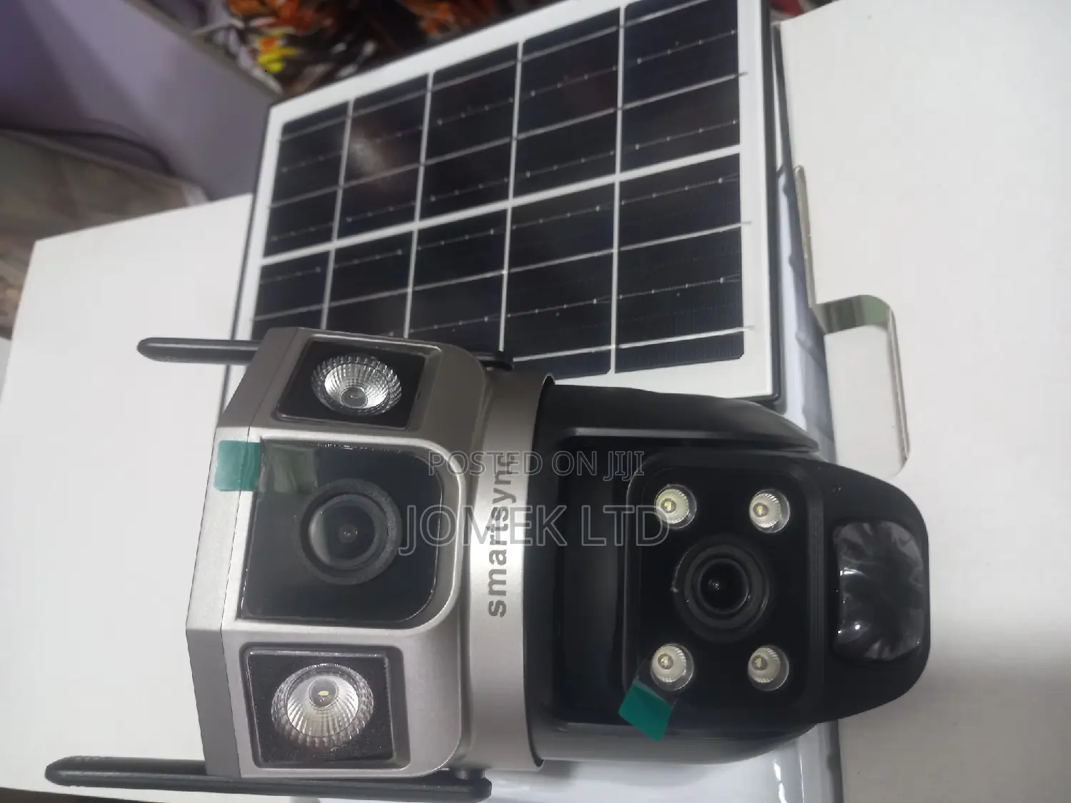 4G 3 Lens PTZ Solar Security Camera
