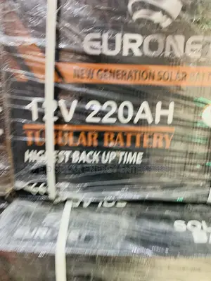 EURONET SOLAR Tubular Battery 220sh 12v Is Available