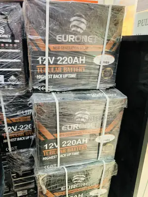 EURONET SOLAR Tubular Battery 220sh 12v Is Available