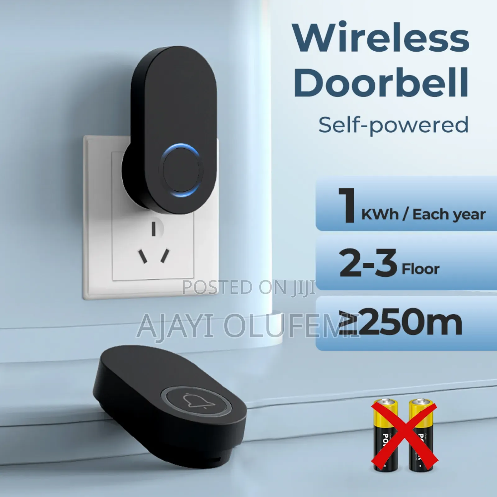 Self-powered Wireless Doorbell