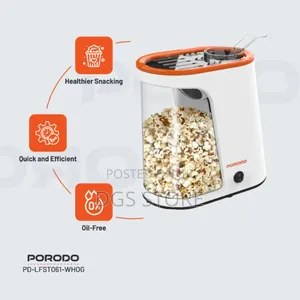 Porodo Air Popped Popcorn Maker