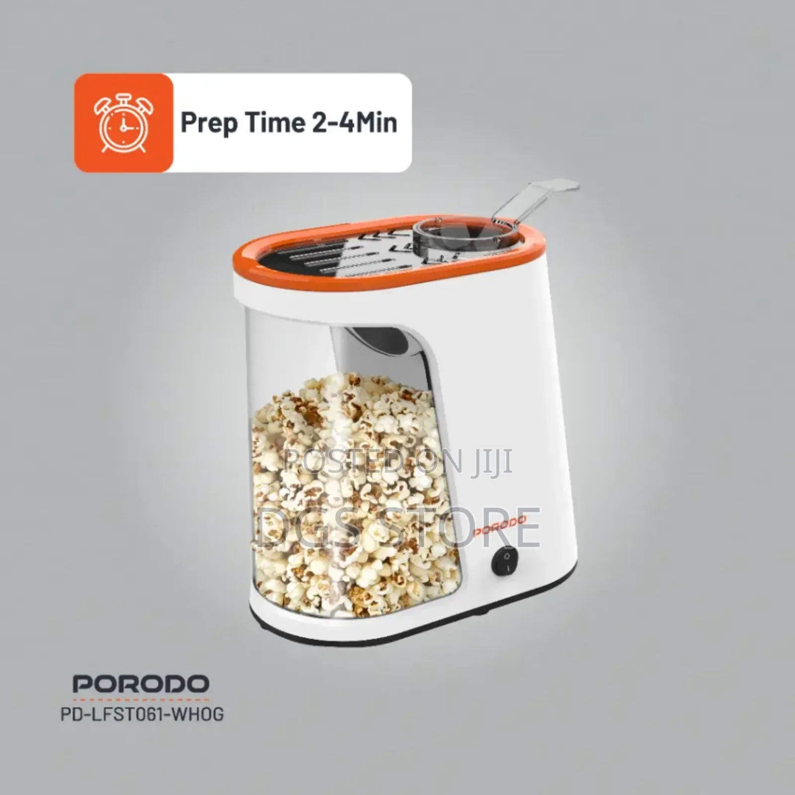 Porodo Air Popped Popcorn Maker