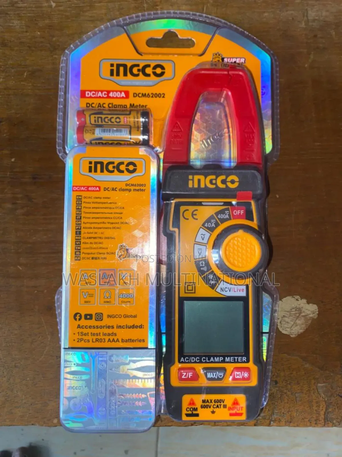 400A AC/DC Clamp Meter