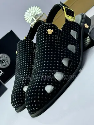 Photo - Versace Studded Men's Sandals