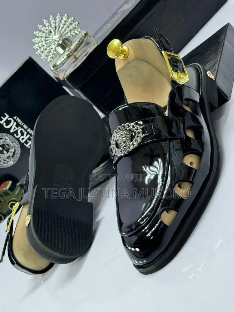 Versace Glossy Men's Sandals