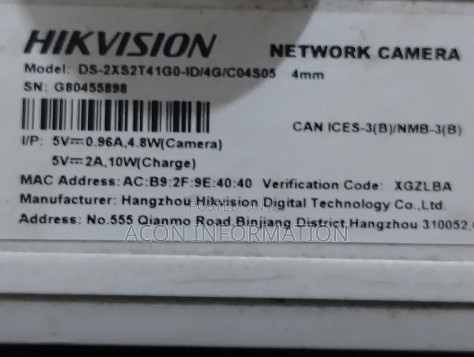 Hikvision 4MP Solar Camera DS-2XST41G0-ID-4G/C04SO5