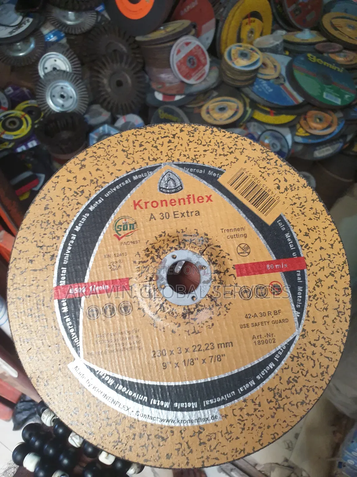 Kronenflex 9" Cutting Disk.