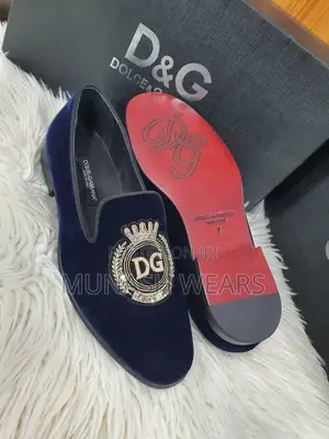 Italian Velvet Royal Dolce Gabbana Shoe