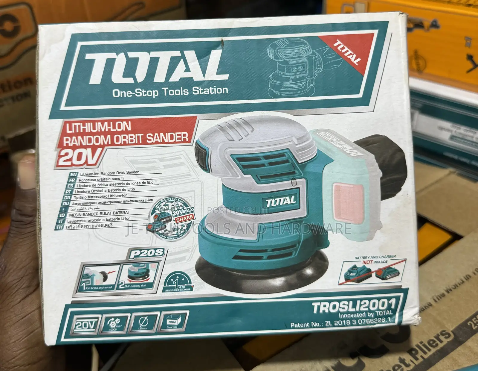 Lithium-Lon Random Orbit Sander 20V