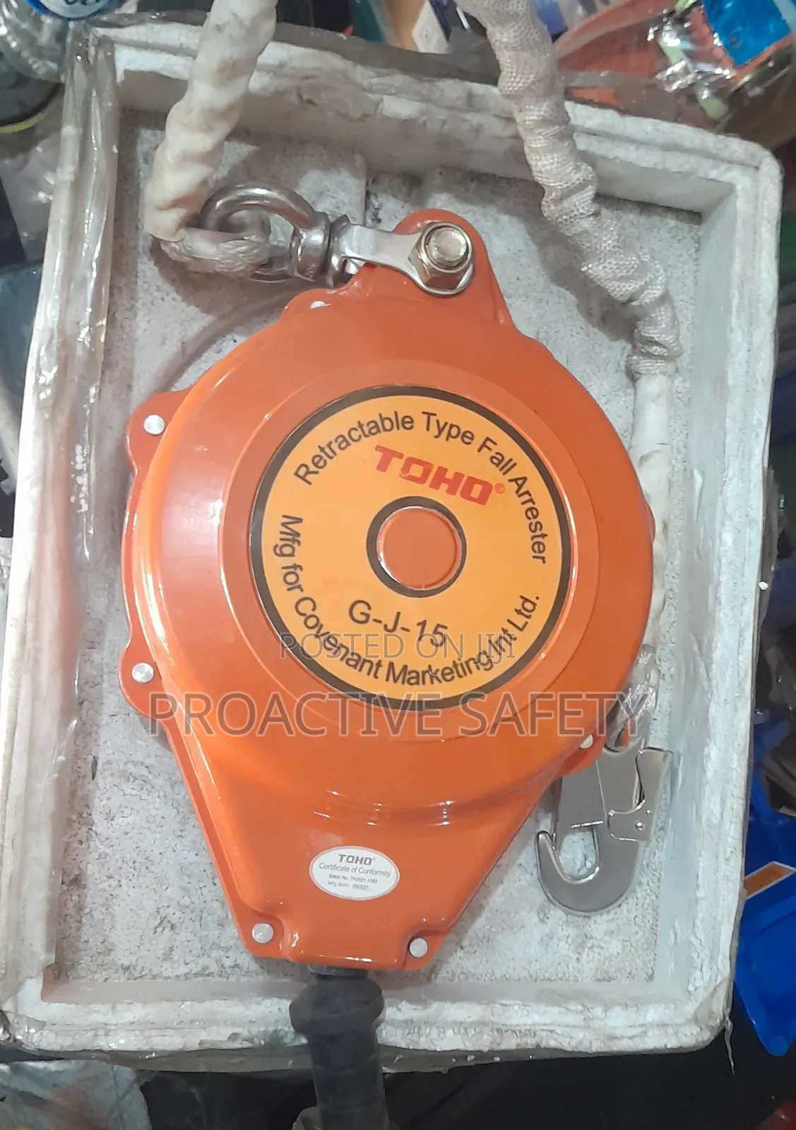 Toho Retractable Type Fall Arrestor