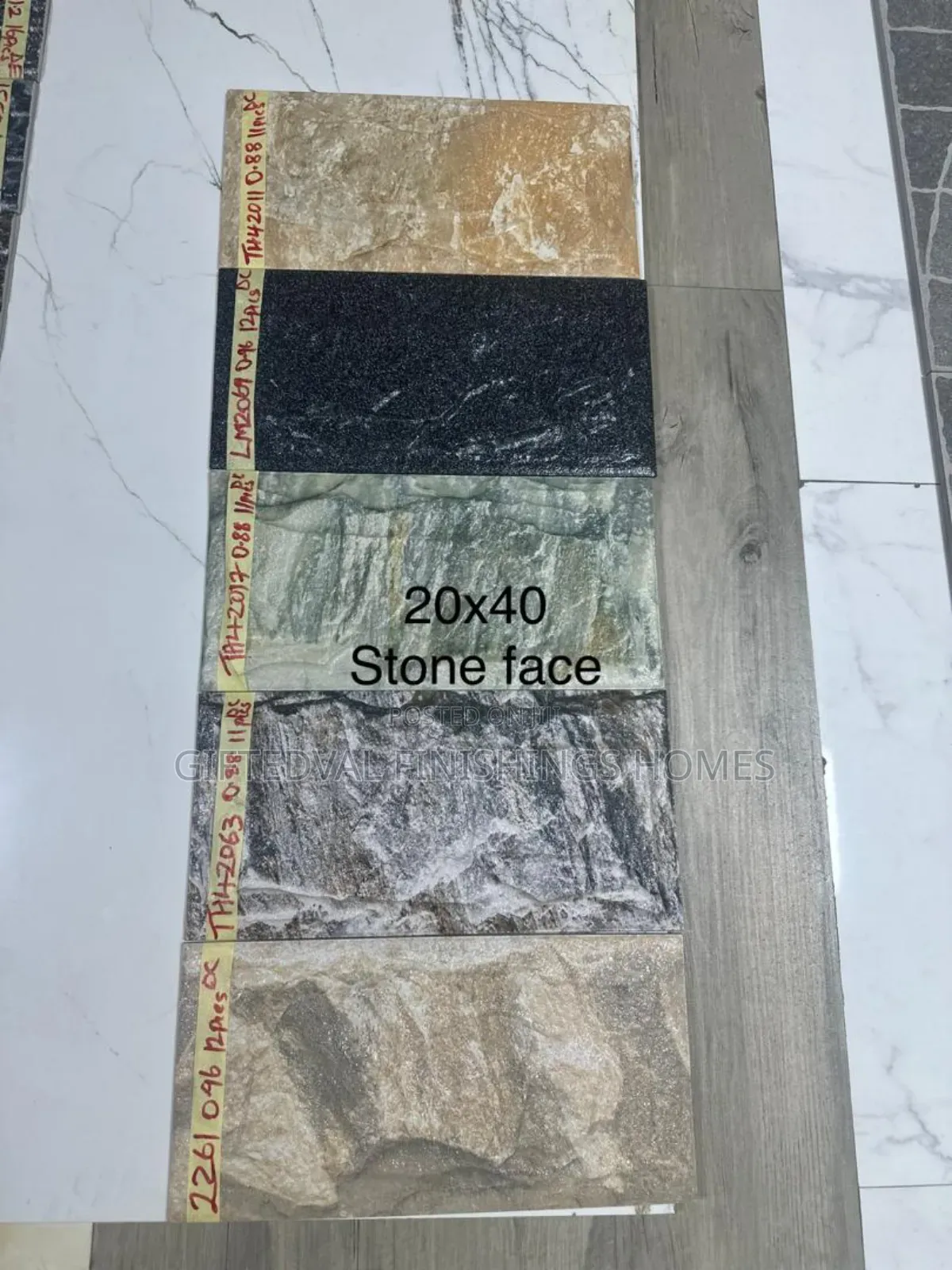 Exterio 20x40 Stone Face Wall Tiles