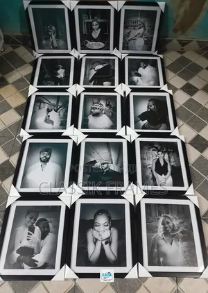 HD Framed Black And White With Acrylic Glass Personal