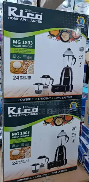 Rico MG1803B Heavy Duty Mixer Grinder 750 Watt Stainless Cup