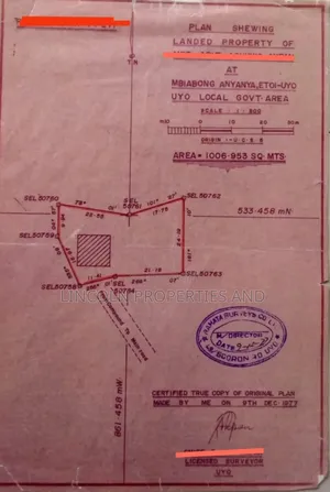 1,006 Square Metres of Land in Oron Road by Youth Avenue