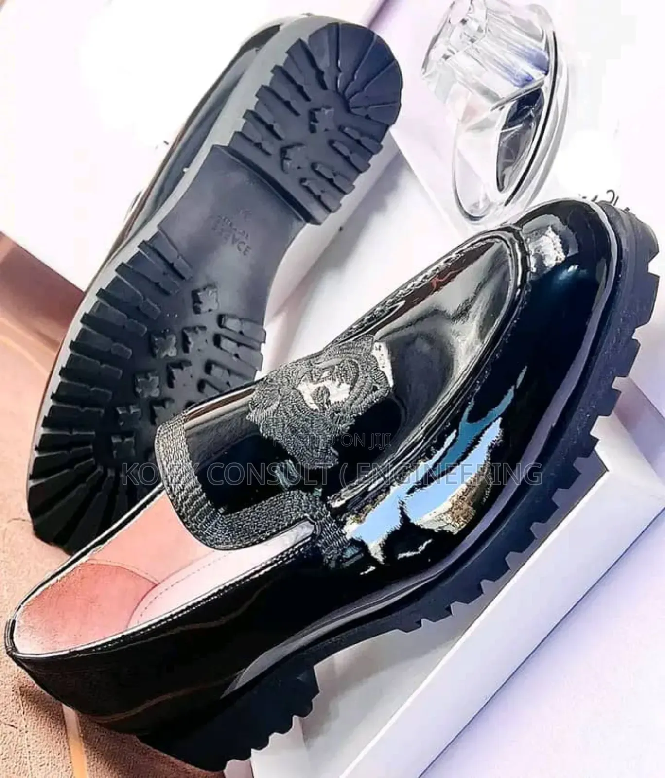 Versace Laced Flats Shoes