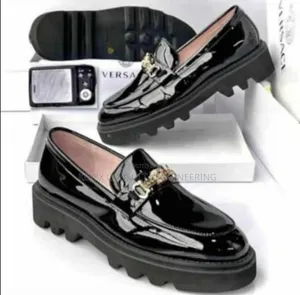 Versace Laced Flats Shoes