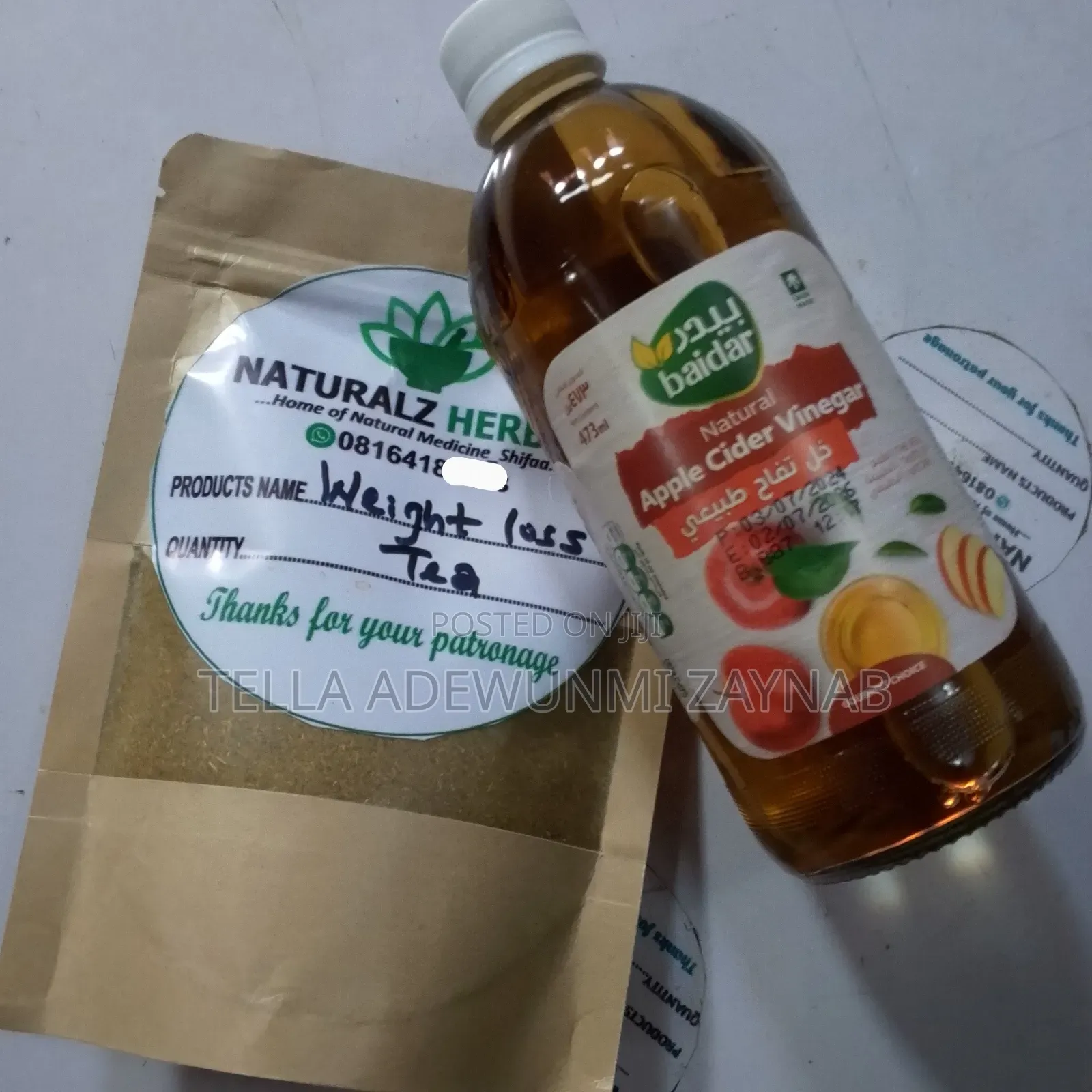 Weight Loss Tea With Apple Cider Vinegar