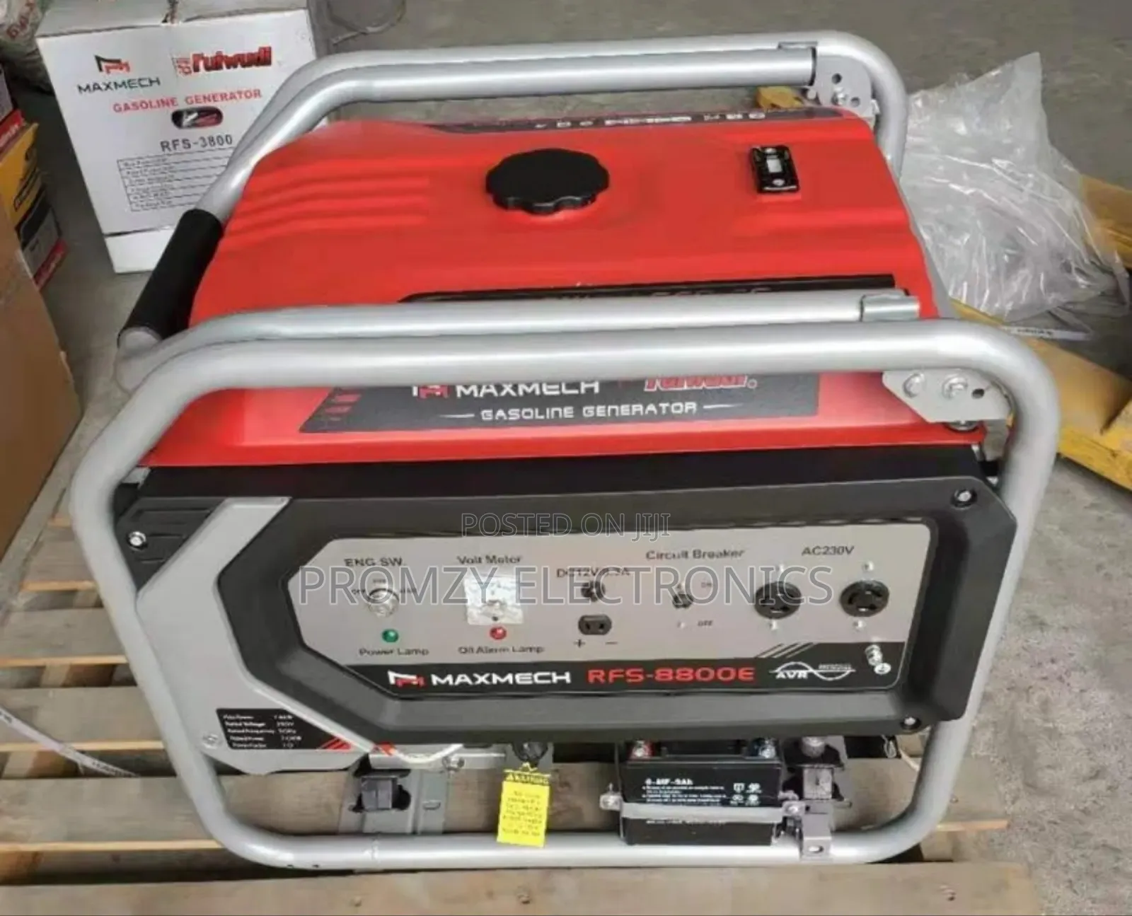 8.5kva Maxmech Petrol Generator Model Rfs8800e2 100% Copper