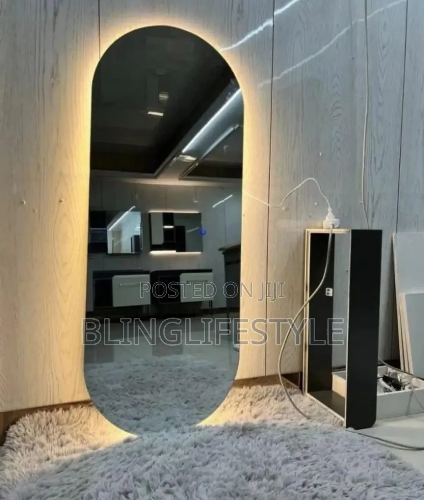 Full Length Oval Led Mirror