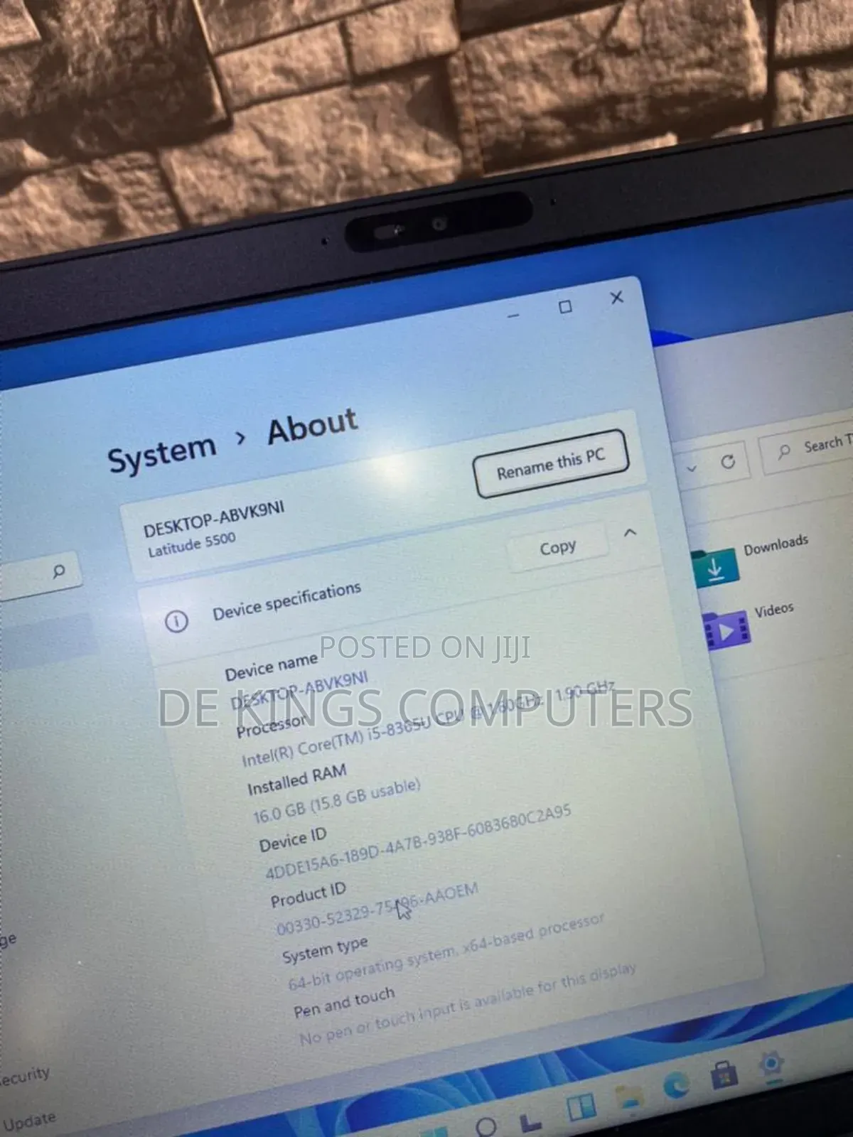 Laptop Dell Latitude E5500 16GB Intel Core i5 SSD 256GB