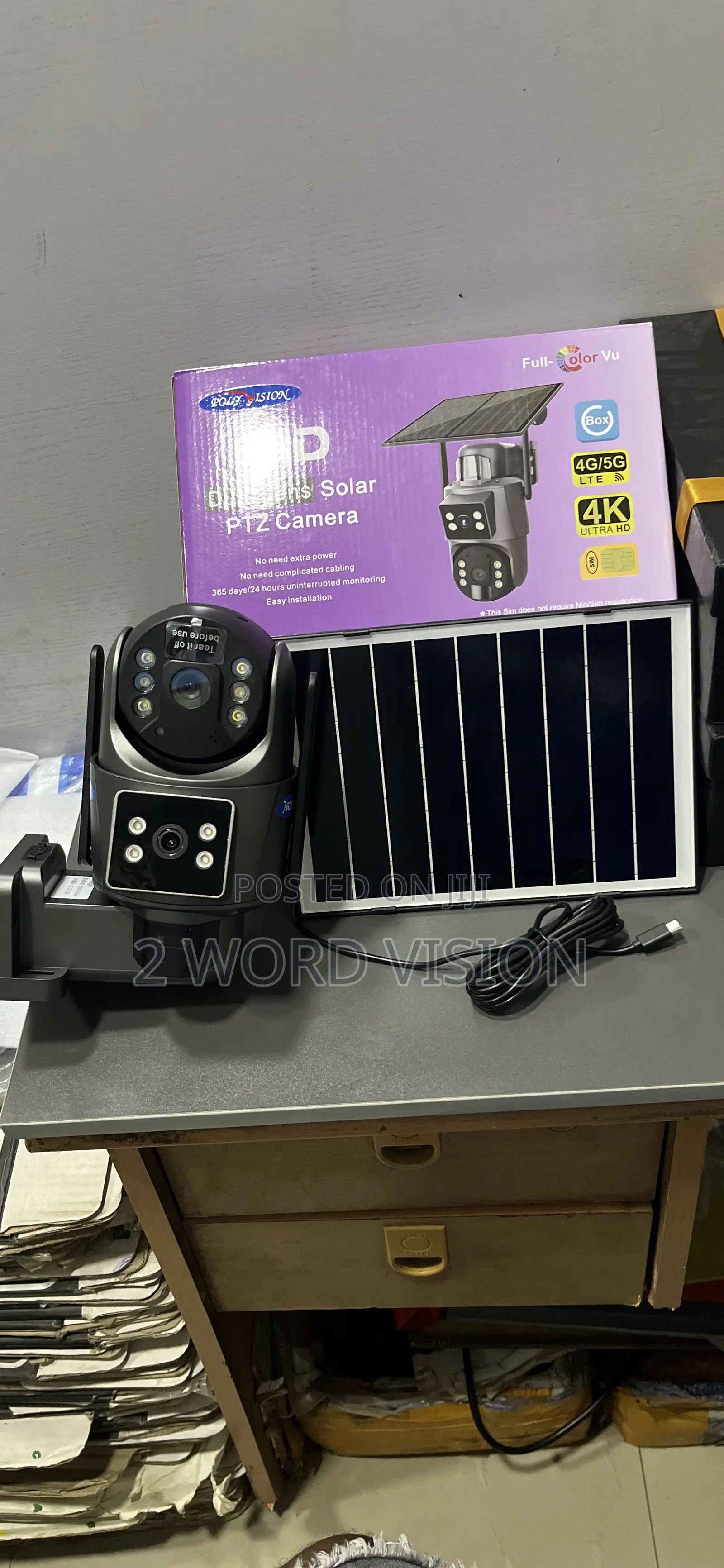 4g Dual Lens Solar PTZ Camera