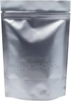 16x24cm Silver Aluminum Foil Pouch No Window