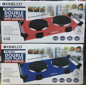 2000watt Kinelco KN-1022 Double Hot Plate With Handle