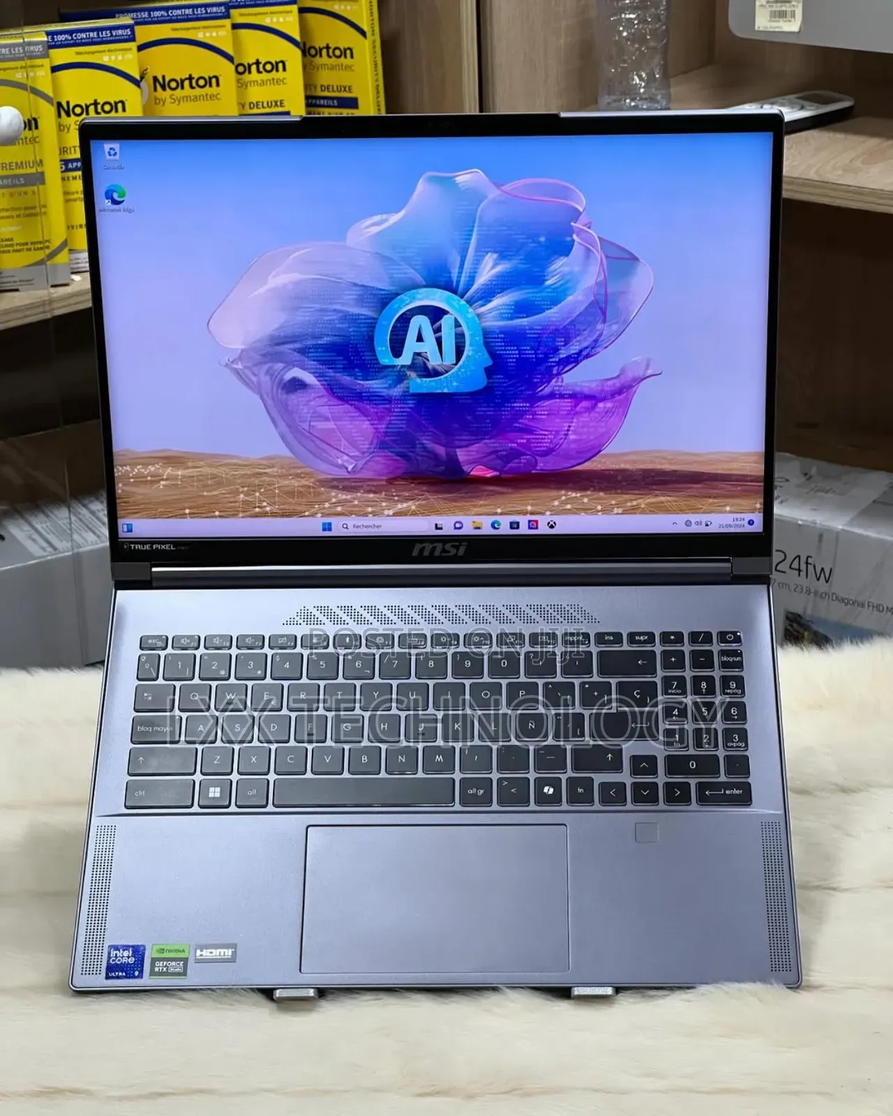Laptop MSI 96GB Intel Core Ultra 9 SSD 4T