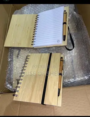 A6 Bamboo Notepad With Pen