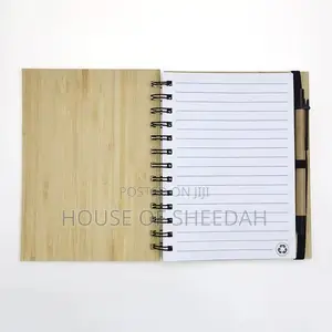 A6 Bamboo Notepad With Pen