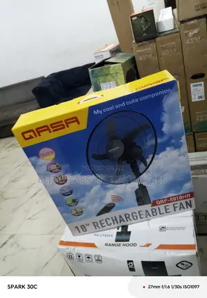 Quality Qasa 18inches Rechargeable Standing Fan