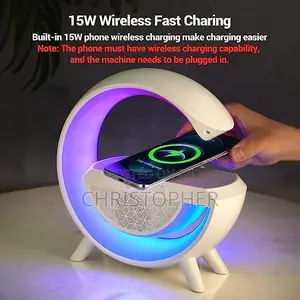 G-Shaped 3 in 1 Bluetooth Speaker With FM Radio, Light Table