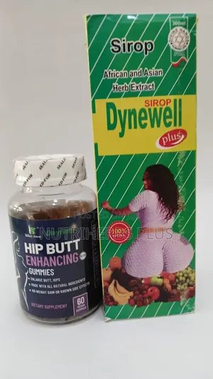 Hip Enhancing Gummies+Dynewell Plus for Bigger and Sexy Butt