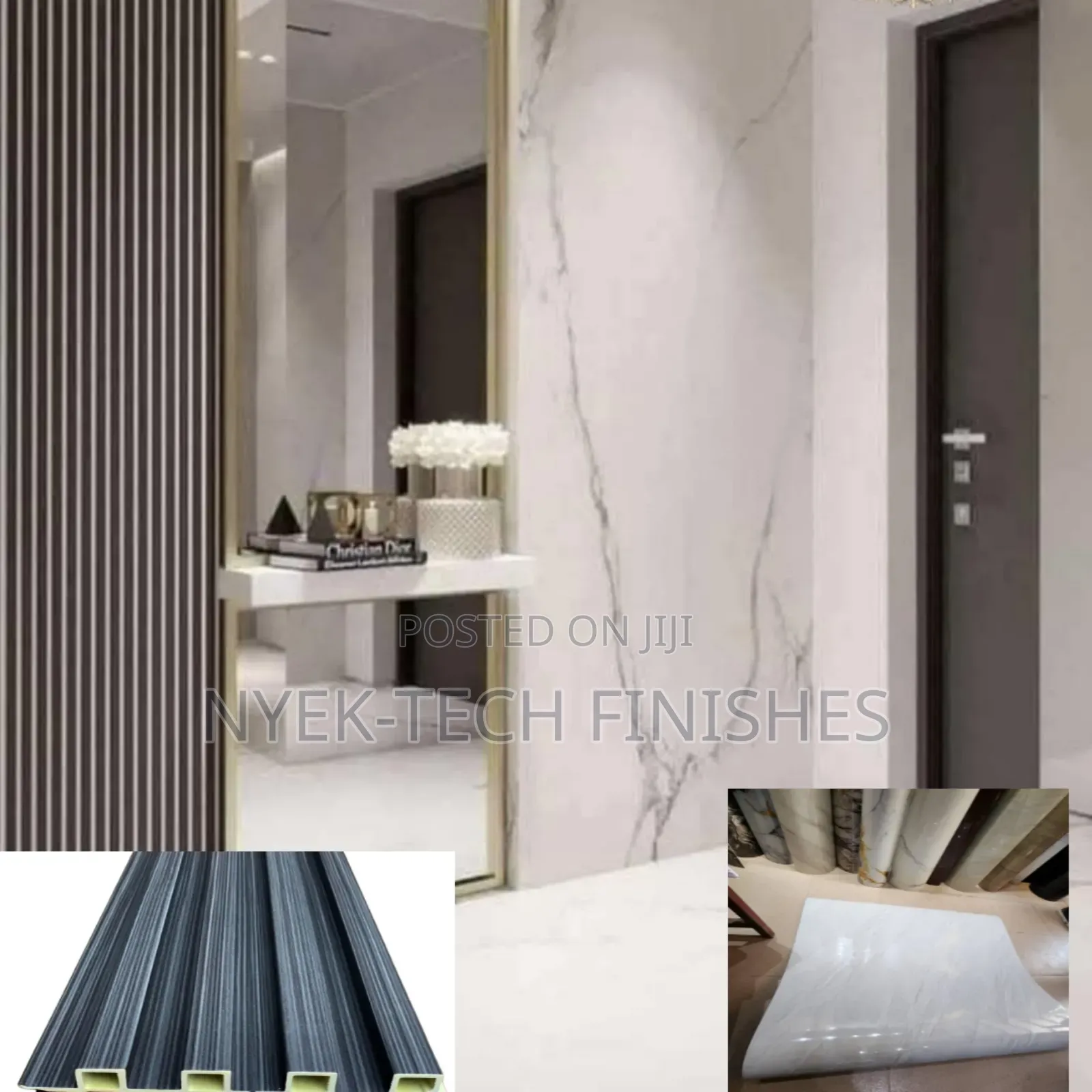 Wall Panel for Modern Decor, Wood Plastic Composite.