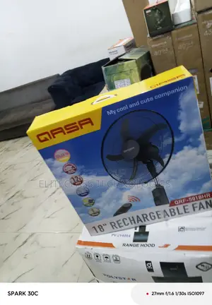 Photo - Original 18inches Rechargeable Standing Fan