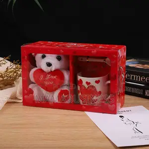 Valentine's Day Gift Coffee Mug and a Teddy Bear