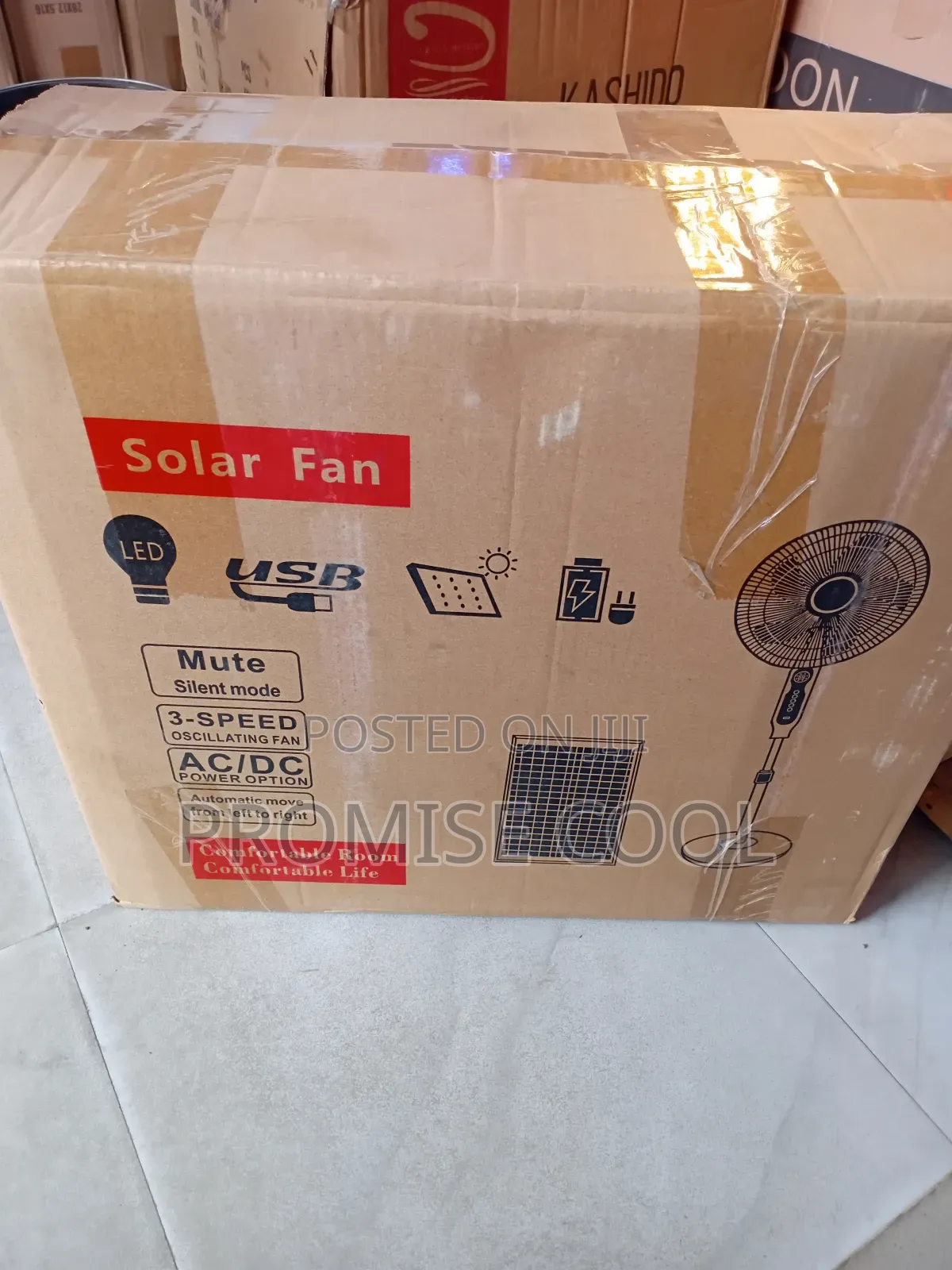 Solar Panel Fan