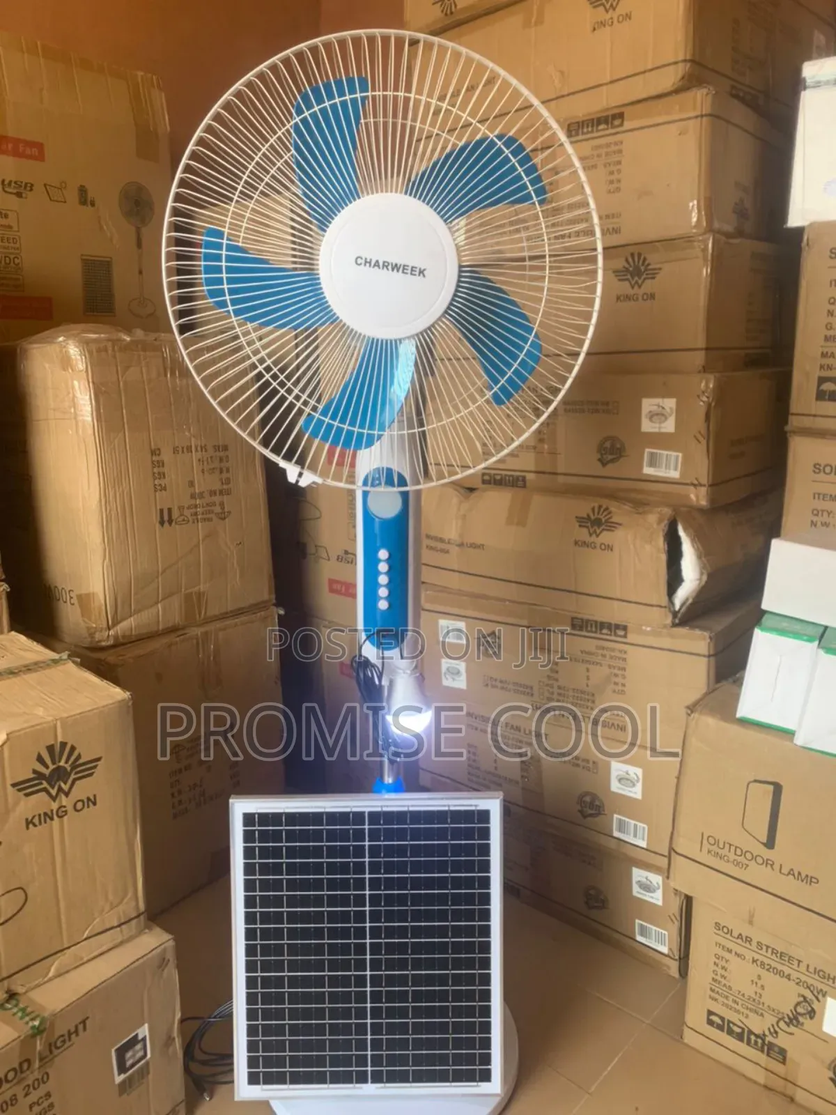 Solar Panel Fan