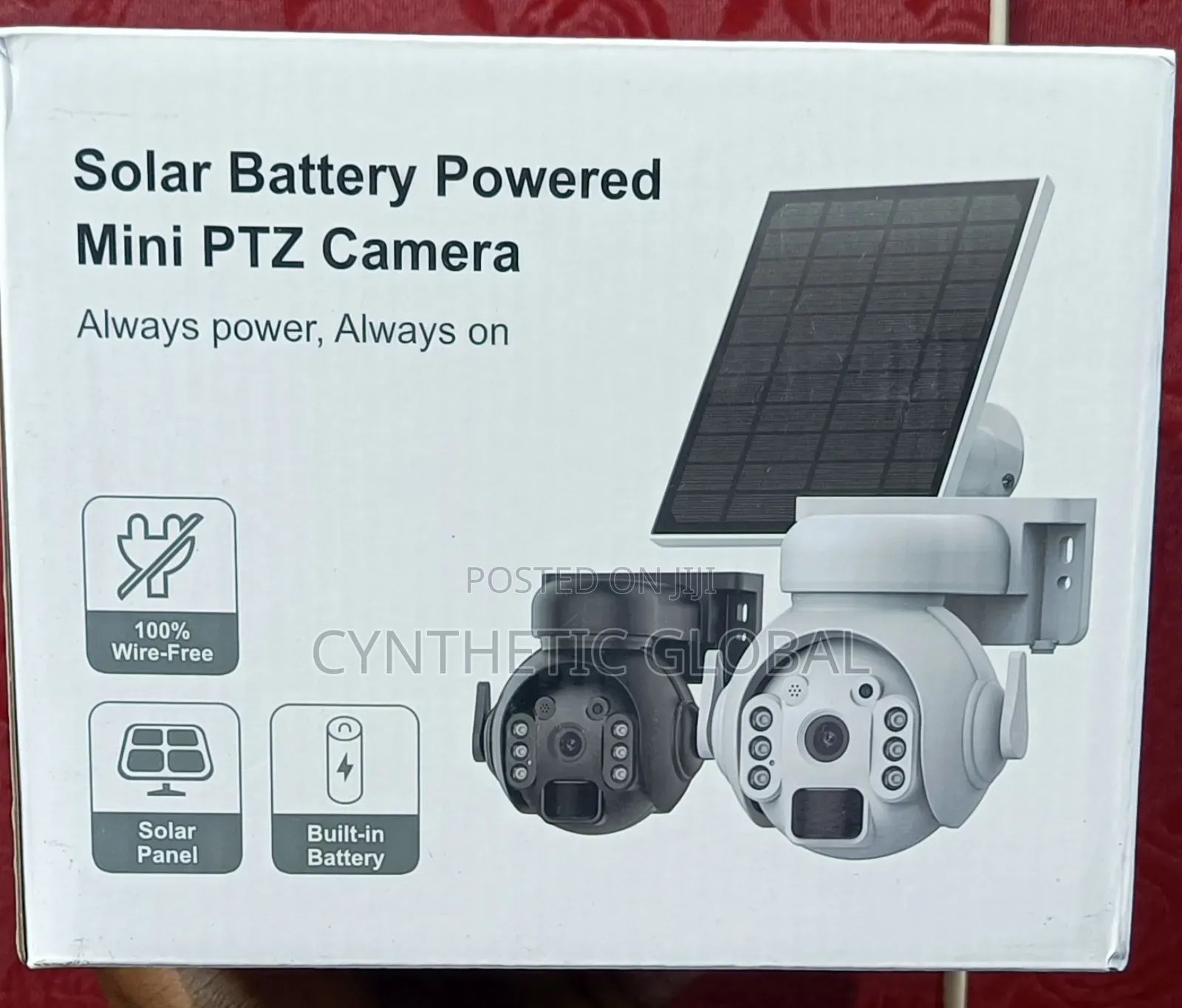 Solar Battery Powered Mini PTZ Camera